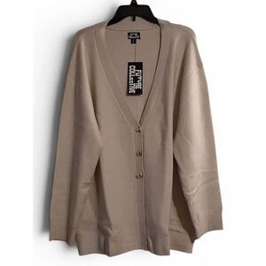 2X CARDIGAN By Future Collection A Target Brand. Cream New With Tags